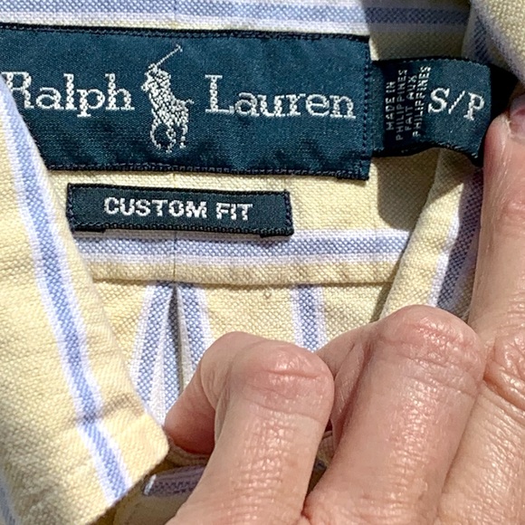 MEN’S RALPH LAUREN “POLO” LONG SLEEVE, BUTTON DOWN - Picture 10 of 16